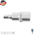 Маленькое фото товара - HOEGERT Головка-бита hex H6 55мм,  1/2"  HT1S726. Вариант №1