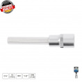 Маленькое фото товара - HOEGERT Головка-бита hex H7 100мм,  1/2"  HT1S527. Вариант №1
