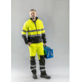 Маленькое фото товара - EXTER Куртка сигнальная SOFTSHELL желтая XL (54) HT5K335-XL. Вариант №3