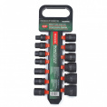 Маленькое фото товара - ROCKFORCE Набор головок ударных 13пр.,1/2"(10, 12-15, 17, 19, 21, 22, 24, 27, 30, 32мм), на пластиковом держателе RF-4139MPB. Вариант №1
