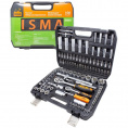 Маленькое фото товара - ISMA Набор инструментов 108пр.1/4''1/2''(6гр.)(4-32мм) ISMA-41082-5. Вариант №5