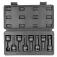 Маленькое фото товара - ROCKFORCE Набор головок-бит SPLINE ударных 8пр.,1/2"(M5, M6, M8, M10, M12, M14, M16, M18), в кейсе RF-40811MPB. Вариант №2