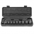 Маленькое фото товара - ROCKFORCE Набор инструментов ударных 1/2", 10пр.(10,12,13,14,17,19,21,22,24мм + вороток Г-образный), в кейсе RF-4104-5MPB. Вариант №3