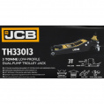 Маленькое фото товара - JCB Домкрат подкатной гидравлический 3т (h min 75мм, h max 505мм) JCB-TH33013. Вариант №6