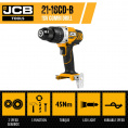 Маленькое фото товара - Дрель-шуруповерт аккумуляторная (JCB-18CD-B-E) 18V, max 45Nm в комплекте с зарядным устройством (JCB-18VFC-E) 2.4A и батареей аккум(JCB-20LI-E) 2.0AH JCB-18CD-2XB-E. Вариант №2