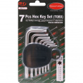 Маленькое фото товара - ROCKFORCE Набор ключей TORX Г-образных, 7пр. (Т10,Т15,Т20,Т25,Т27,Т30,Т40) в пластиковом держателе RF-5071. Вариант №1
