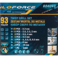 Маленькое фото товара - ILOFORCE Сверла по металлу, набор 93пр. IF-924U93. Вариант №6