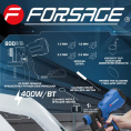 Маленькое фото товара - FORSAGE Краскопульт ручной электрический (230В, 400Вт, объем бачка 1л, макс.расход краски 800мл/мин) F-SG100-640H. Вариант №6