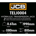 Маленькое фото товара - JCB Стойка трансмиссионная гидравлическая 1т (h min-1195мм,h max-2005мм) JCB-TEL10004. Вариант №6