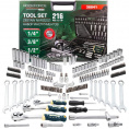 Маленькое фото товара - ROCKFORCE LIGHT Набор инструментов 216пр. 1/4", 3/8", 1/2" (6гр.) RF LIGHT-38841. Вариант №1
