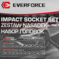 Маленькое фото товара - Головки, набор 20пр., 1/2" (6гр.) EF-4201-5K. Вариант №5