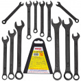 Маленькое фото товара - WMC TOOLS Набор ключей комбинированных 12пр. WMC-5123MP Black. Вариант №2