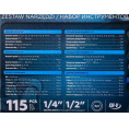 Маленькое фото товара - Набор инструментов 115пр. 1/4" 1/2" 6гр F LIGHT-41151-5. Вариант №5