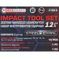 Маленькое фото товара - FORCEKRAFT Набор инструментов ударный 12пр. 1/2" (12гр.) FK-4122-9. Вариант №6