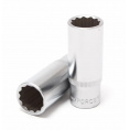 Маленькое фото товара - ROCKFORCE Головка глубокая 1/4", 9мм (12гр) RF-5295009. Вариант №1