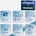Маленькое фото товара - SCHEPPACH Домкрат подкатной гидравлический 4т Sch-T84008. Вариант №7