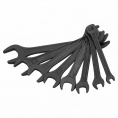 Маленькое фото товара - Набор ключей рожковых 8пр. FORSandTUNE-5084MP Black. Вариант №2