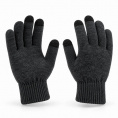 Маленькое фото товара - FORSAGE Шапка 20х22см (цвет: темно-серый)+перчатки F-222 Dark Grey. Вариант №2