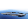 Маленькое фото товара - ALCA Щетка стеклоочистителя AL-177 "UNIVERSAL GRAPHIT" 430мм (17"). Вариант №2
