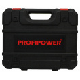 Маленькое фото товара - Аккумуляторный бесщеточный  шуруповерт с набором PROFIPOWER MKBL-18BT (Li-ion-2шт, 18В, 2.0Ач, 40Нм, 0,8-10мм, З/У, в кейсе)  E0147. Вариант №3