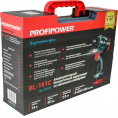 Маленькое фото товара - Аккумуляторный бесщеточный шуруповерт Комби PROFIPOWER BL-161C (16В, 40Нм, Li-ion 2шт, 2.0Ач, 2 скорости, 0.8-10мм, З/У, в кейсе) E0249. Вариант №8