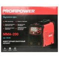 Маленькое фото товара - PROFIPOWER Сварочный инвертор с большом цифровом дисплеем MMA-200 IGBT (140-240В, 200A) E0300. Вариант №2