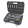 Маленькое фото товара - ЭВРИКА Набор торцевых головок ER-80108 1/4",1/2"DR 6-гранный 108 предметов. Вариант №1