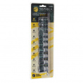 Маленькое фото товара - ЭВРИКА Набор торцевых головок ER-95180 1/2" DR 10-24мм 10 предметов. Вариант №1