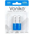 Маленькое фото товара - Элемент питания AA: LR6-BC2 ALKALINE ULTRA 1,5V VONIKO /2/48/576. Вариант №1