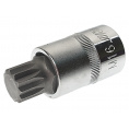 Маленькое фото товара - Бита-головка SPLINE 1/2" х М16, длина 55мм JTC, JTC-45716. Вариант №1