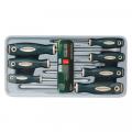 Набор отверток магнитных "Profi" S2, 7пр. (PH:1x80,2х100,3х150мм; SL:4x100, 5.5х125, 6.5х150, 8х175мм)в лотке RF-20713