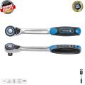 Трещотка прямая с кнопкой 3/8", 72 зубца HT1R308
