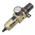 Фильтр-регулятор с индикатором давления для пневмосистем 1/4"(10Мк, 2000 л/мин, 0-10bar,раб. температура 5°-60°) FK-AW3000-02
