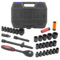 Набор инструментов ударных 32пр.1/2"(6гр.)(10-32мм, Cr-Mo) RF-4323-5MPB