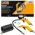 Набор пневматических инструментов: пистолет с манометром, шланг JCB-R8031K6 (RP8037-2, RP8033-1)