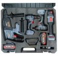 Аккумуляторный бесщеточный НАБОР 4в1 PROFIPOWER ProfiSet-4F18 (Li-ion-2шт, 4Ач, З/У, кейс, E0081, E0080, T0056, T0058) E0093