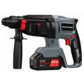 Аккумуляторный беcщеточный перфоратор PROFIPOWER MKDHR-18V (18В,Li-ion-1шт, 4.0Ач, 1,9Дж, 3 режима,буры-3шт, З/У, в кейсе) T0058