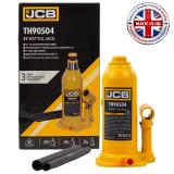 Домкрат бутылочный 5т с клапаном JCB-TH90504