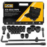Набор инструментов ударных 26пр, 3/4", 1" (12гр.) JCB-68262-9MPB