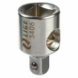 Адаптер 3/8"(F) х 1/4"(М) LG-3406 LIGE