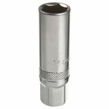Головка свечная 14мм 3/8" 6-гранная L-65мм LG-37014 LIGE