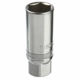 Головка свечная 18мм 3/8" 6-гранная L-65мм LG-37018 LIGE