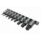 Набор бит 1/2" (TORX) 9 предметов KINGQUEEN WIB-10B (БЕЗ НДС)