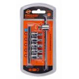 Набор головок E-тип с воротком 1/4" 6 предметов KINGQUEEN WIB-14 (БЕЗ НДС)