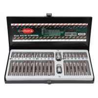 Фото товара - Набор бит с битодержателями, 40пр. (10мм)(75/30мм: T20-T55,H4-H12,M5-M12) в металлическом кейсе RF-4401