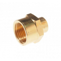 Фото товара - Соединитель резьбовой наруж. резьба 1/4"x1/4" в блистере RF-MM04/04