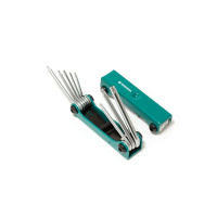 Фото товара - Набор ключей TORX складной, 8пр.(T9, T10, T15, T20, T25, T27, T30, T40 с отверстием) F-5083TF