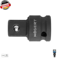 Фото товара - Переходник ударный 1/2"3/4", DIN 3121, CrMo HT4R324