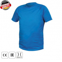 Фото товара - Футболка из полиэстра синяя, 3XL HT5K400-3XL