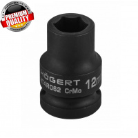 Фото товара - Головка торцевая ударная шестигранная 1/2", 12 мм, DIN 3121, CrMo HT4R062